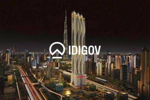 Apartman u Business Bay, Dubai, UAE 1 spavaća soba, 62.25 m2 Br. 761098 - fotografija 1