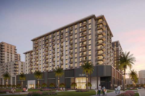 Apartmen di Town Square, Dubai, UAE 1 bilik tidur, 55 meter persegi № 732392