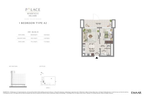 Apartment til salg i Dubai, UAE 1 soveværelse, 63 kvm № 704823 - foto 15