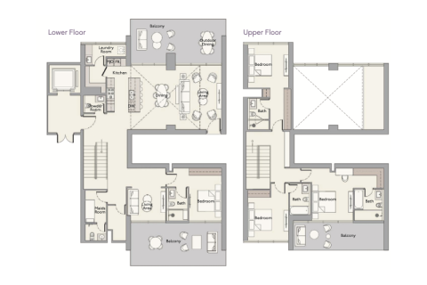 Apartament në Mohammed Bin Rashid City, Dubai, Emiratet e Bashkuara Arabe 1 dhomë gjumi, 72 m2. № 689901 - Foto 8
