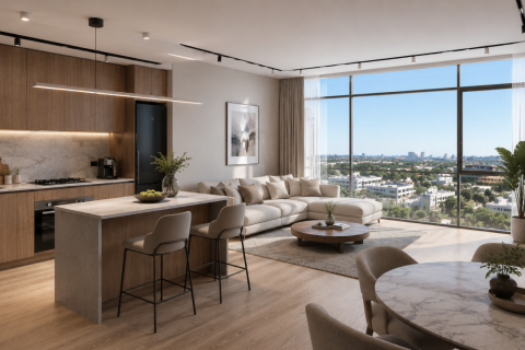 Appartement in Downtown Jebel Ali, Dubai, VAE 1 slaapkamer, 64 vr.m. nr 753936