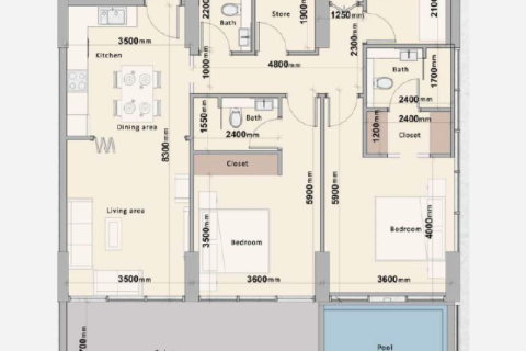 Apartmen di Arjan, Dubai, UAE 1 bilik, 40 meter persegi № 732557 - foto 7