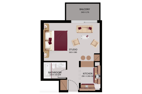 Appartement à vendre à Jumeirah Village Circle, Dubai, EAU 1 pièce, 45 m2 № 732556 - photo 5