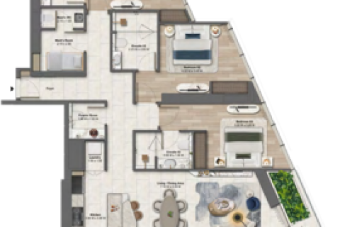 Пәтер Maritime City, Дубай, БАӘ-да 1 жатын бөлме, 78 м² № 704318 - фото 15