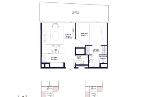 Downtown Dubai (Downtown Burj Dubai), Dubai, BAE’de satılık daire 1 yatak odası, 73 m&sup2; No 704320 - fotoğraf 20