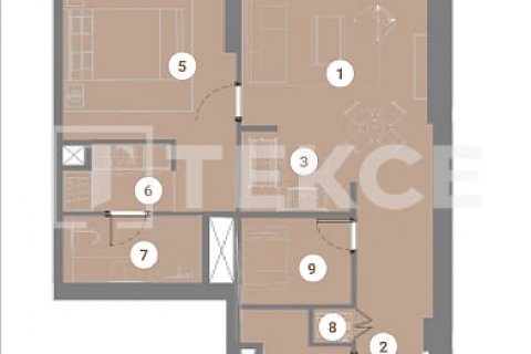 Apartament na sprzedaż w Dubai, ZEA 2 sypialnie, 111 mkw., nr 583130 - zdjęcie 28