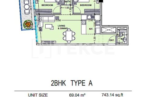 Dubai Land, Dubai, BAE’de satılık daire 1 yatak odası, 56 m² No 730787 - fotoğraf 16