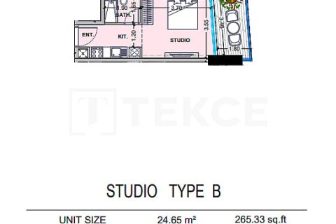 Dubai Land, Dubai, BAE’de satılık daire 1 yatak odası, 56 m² No 730787 - fotoğraf 12