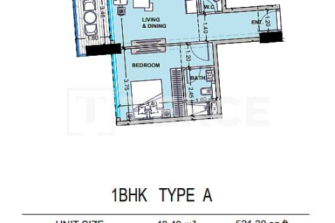 Dubai Land, Dubai, BAE’de satılık daire 1 yatak odası, 56 m² No 730787 - fotoğraf 15