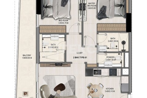 Dubai, BAE’de satılık daire 1 oda, 34 m² No 730790 - fotoğraf 28