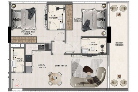 Dubai, BAE’de satılık daire 1 oda, 34 m² No 730790 - fotoğraf 25