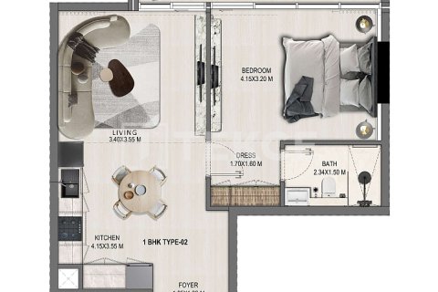 Dubai, BAE’de satılık daire 1 oda, 34 m² No 730790 - fotoğraf 23