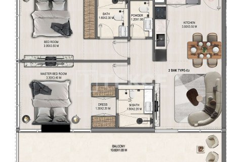 Dubai, BAE’de satılık daire 1 oda, 34 m² No 730790 - fotoğraf 26
