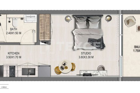 Dubai, BAE’de satılık daire 1 oda, 34 m² No 730790 - fotoğraf 22