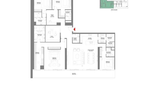 Müüa korter asukohaga Dubai Harbour, AÜE: 1 magamistoaga, 100 m² Nr 704413 - pilt 15
