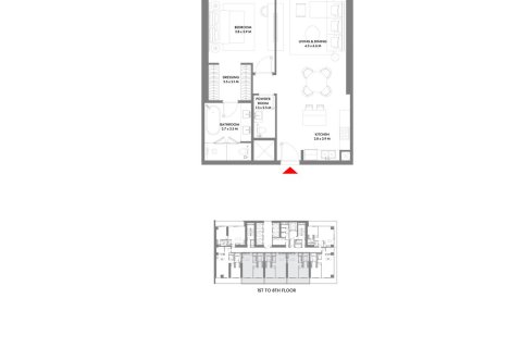 Müüa korter asukohaga Dubai Harbour, AÜE: 1 magamistoaga, 100 m² Nr 704413 - pilt 12
