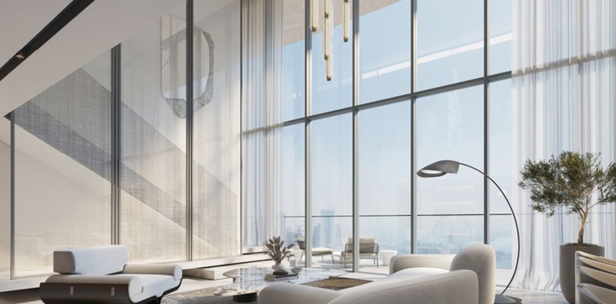 Korter asukohaga Dubai Harbour, AÜE: 1 magamistoaga, 100 m² Nr 704413