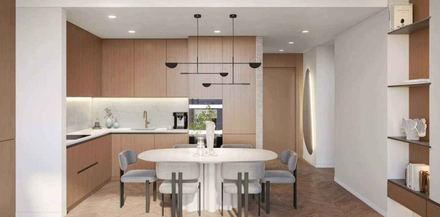 Apartmen di The Residences at Sheraton di Al Marjan Island, Ras Al Khaimah, UAE 1 bilik tidur, 101.15 meter persegi № 704128