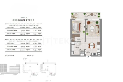 Apartament de vânzare în Dubai Hills Estate, Dubai, EAU 3 dormitoare, 170 mp.  №739450 - poză 10