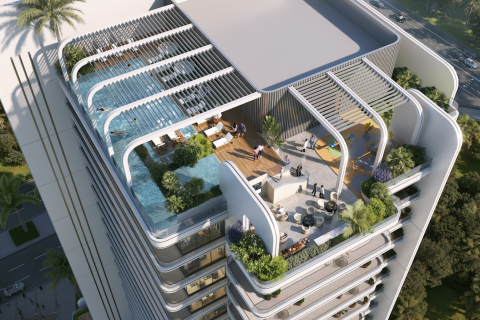 Apartemen di Dubai, UEA 1 kamar tidur, 59 m2 nomor 662148 - foto 7