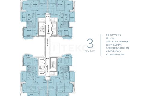 Müüa korter asukohaga Dubai, AÜE: 2 magamistoaga, 97 m² Nr 679589 - pilt 28