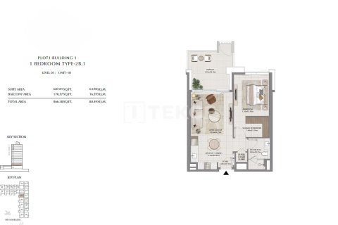 Dubai, BAE’de satılık daire 3 yatak odası, 166 m&sup2; No 680540 - fotoğraf 22