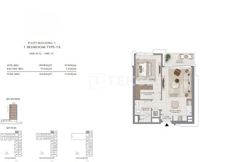 Dubai, BAE’de satılık daire 3 yatak odası, 166 m&sup2; No 680540 - fotoğraf 13