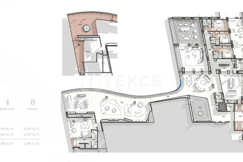 Penthouse in Business Bay, Dubai, UAE 4 bedrooms, 1188 sq.m. № 681703 - photo 22