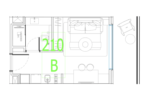 Apartment in Dubai South (Dubai World Central), UAE 1 room, 31 sq.m. № 732509 - photo 6