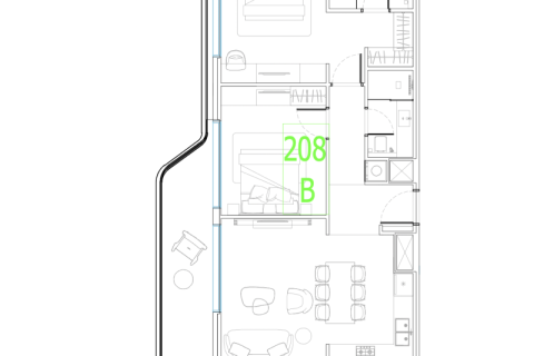 Apartment in Dubai South (Dubai World Central), UAE 1 room, 31 sq.m. № 732509 - photo 8