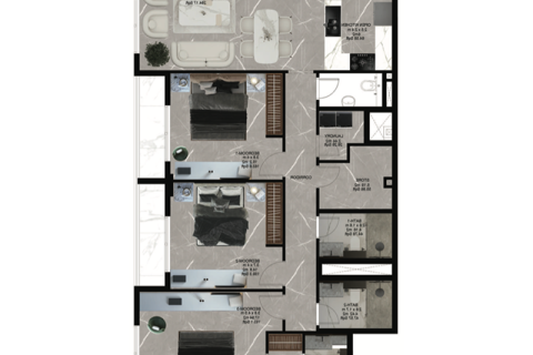 Apartman u Mohammed Bin Rashid City, Dubai, UAE 1 spavaća soba, 61 m2 Br. 732510 - fotografija 10