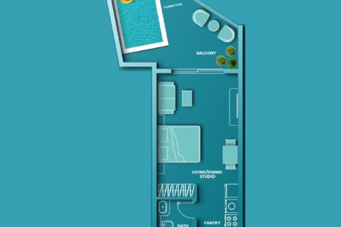 Leilighet til salgs i Dubai Science Park, Dubai, Emiratene 1 rom, 39 kvm Nr. 732700 - Foto 8