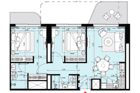 Appartement te koop in Dubai, VAE 1 kamer, 27 vr.m., nr 732697 - foto 5