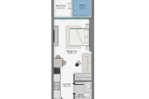 Lakás itt: Dubai Production City (IMPZ), EAE, 1 szoba, azonosító: 728476 - fénykép 16
