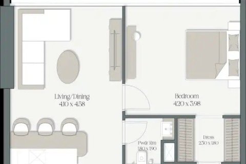 Пәтер Meydan, Дубай, БАӘ-да 1 жатын бөлме, 73 м² № 704375 - фото 8