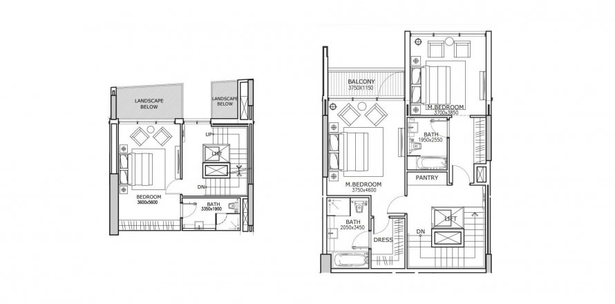 Apartmen di THE STERLING di Business Bay, Dubai, UAE 4 bilik tidur, 277.7 meter persegi № 196725
