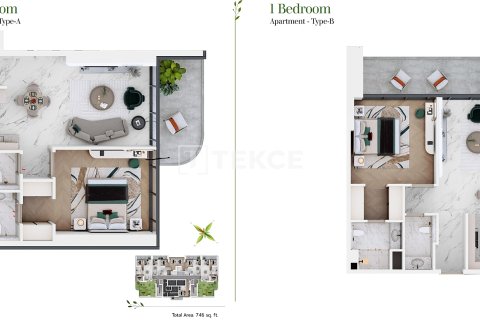 Wohnung zum Verkauf in Dubai Sports City, Dubai, VAE 1 Schlafzimmer, 74 m2 Nr. 646109 - Foto 18