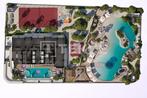 Huoneisto Jumeirah Village Circle, Dubai, Arabiemiraatit 1 makuuhuone, 67 m2 № 632173 - kuva 12
