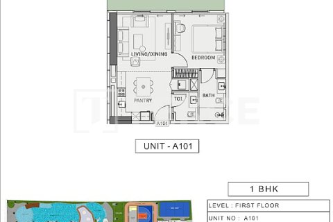 Huoneisto Jumeirah Village Circle, Dubai, Arabiemiraatit 1 huone, 46 m2 № 730891 - kuva 16