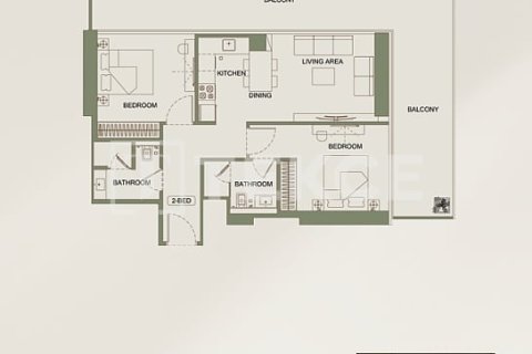 Διαμέρισμα σε Majan, Dubai, ΗΑΕ 1 υπνοδωμάτιο, 66 τ.μ. Αρ. 730888 - φωτογραφία 14