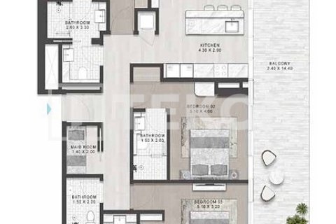 Купить квартиру в Al Marjan Island, Рас-эль-Хайма, ОАЭ 3 комнаты, 154м2, № 754587 - фото 19