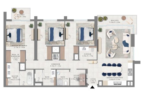 Appartement à vendre à  Dubai Creek Harbour (The Lagoons), Dubai, EAU 1 chambre, 76 m2 № 704560 - photo 10