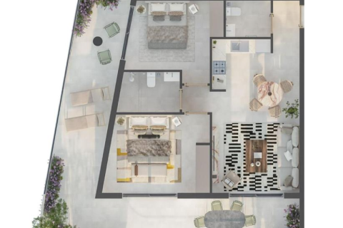 Купить квартиру в Dubai Land, Дубай, ОАЭ 1 комната, 42м2, № 732415 - фото 8