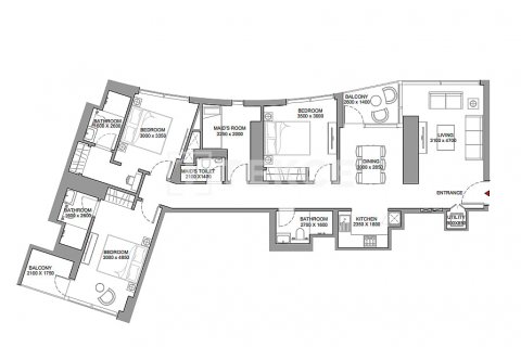 Apartman u Dubai, UAE 3 spavaćih soba, 147 m2 Br. 570556 - fotografija 14