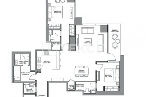 Apartman u Dubai, UAE 3 spavaćih soba, 147 m2 Br. 570556 - fotografija 13