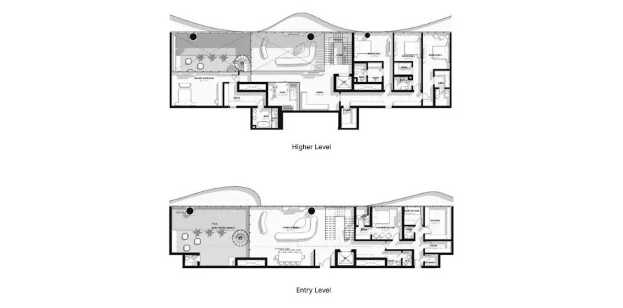 Penthouse w Mohammed Bin Rashid City, Dubai, ZEA 4 sypialnie, 510.97 mkw. nr 702785