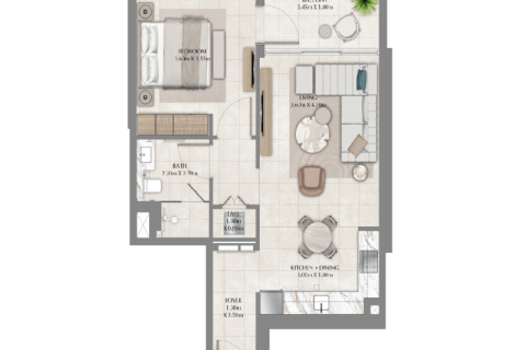 Appartement te koop in Business Bay, Dubai, VAE 1 slaapkamer, 61 vr.m., nr 689884 - foto 4
