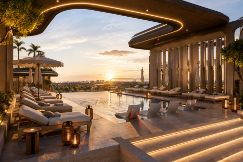 Huoneisto Dubai, Arabiemiraatit 1 makuuhuone, 75 m2 № 693556