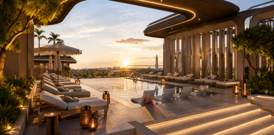 Dubai、UAEにあるマンション 1ベッドルーム、75 m2 No693556