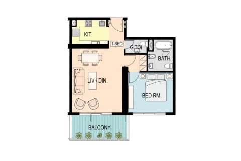 Διαμέρισμα σε Downtown Dubai (Downtown Burj Dubai), ΗΑΕ 1 υπνοδωμάτιο, 71.4 τ.μ. Αρ. 727997 - φωτογραφία 10